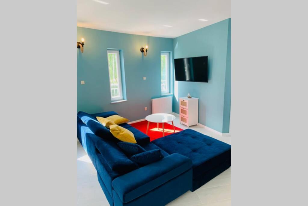 Uroczy Apartament Z Basenem I Kortem Tenisowym Pobierowo Dış mekan fotoğraf